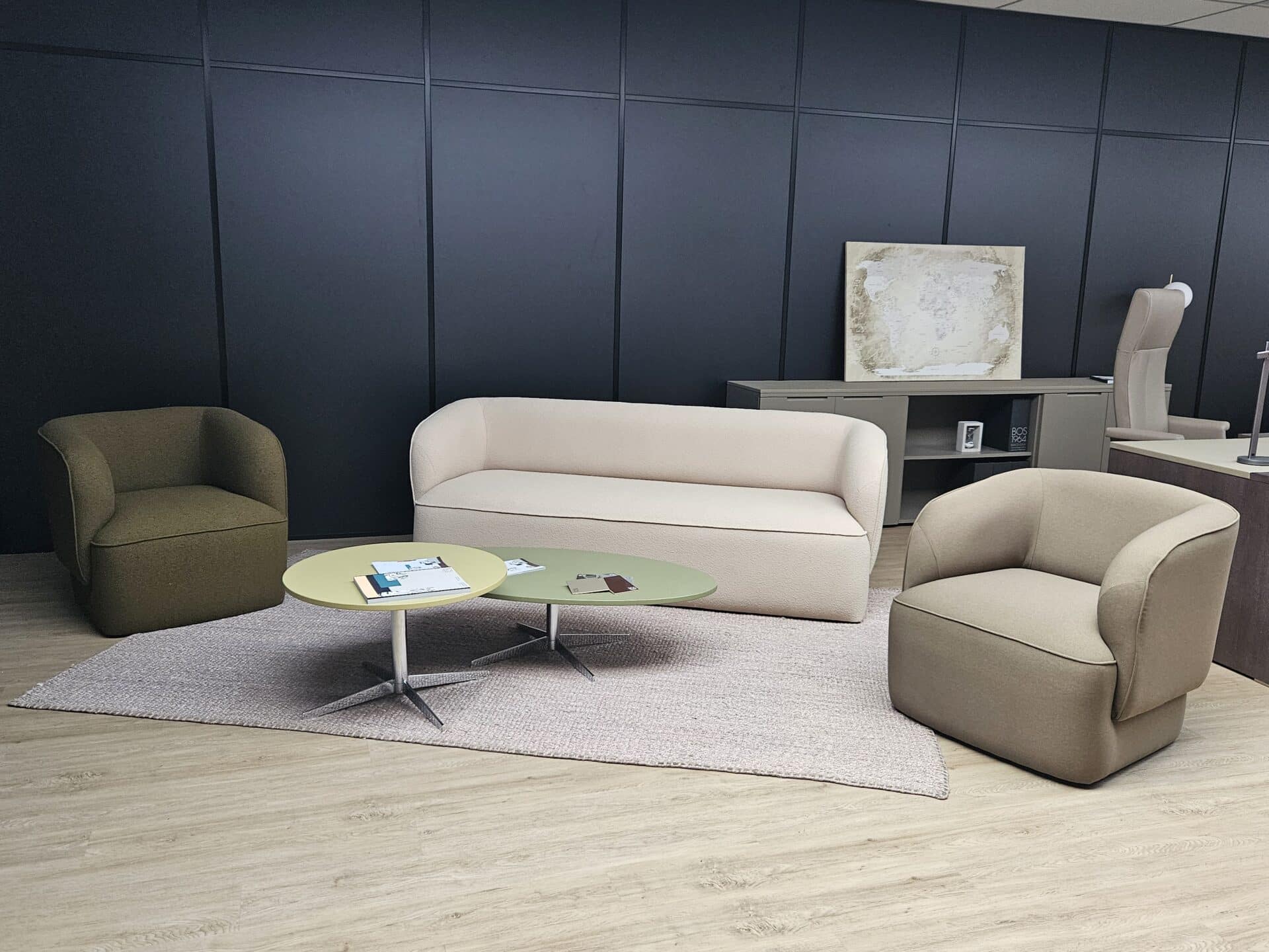 BRUNO - beige sofa 3 seats