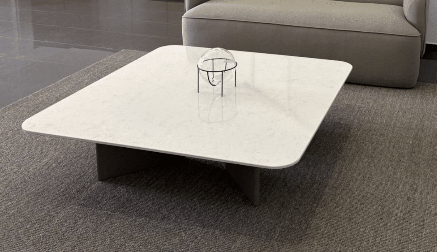 BRUNO & mesa white square